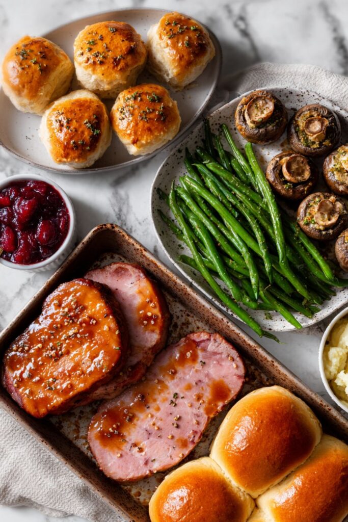 Sheet Pan Holiday Ham Dinner Recipe