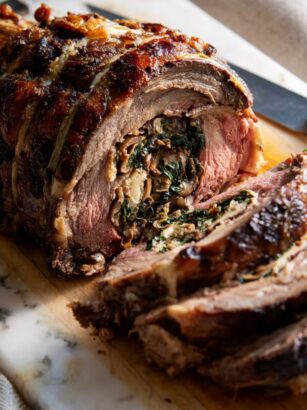 Stuffed Standing Rib Roast Recipe