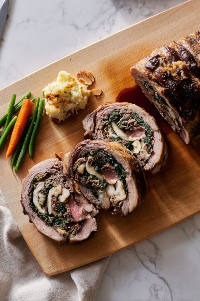 Stuffed Standing Rib Roast Recipe