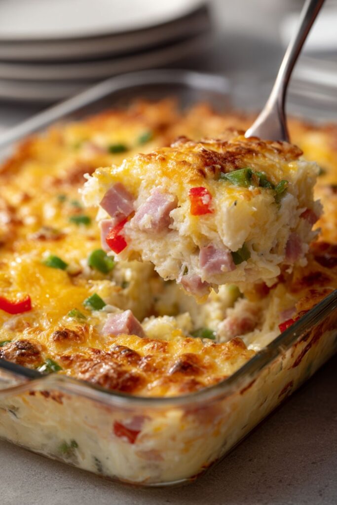 The Breakfast Casserole (Add Ham)