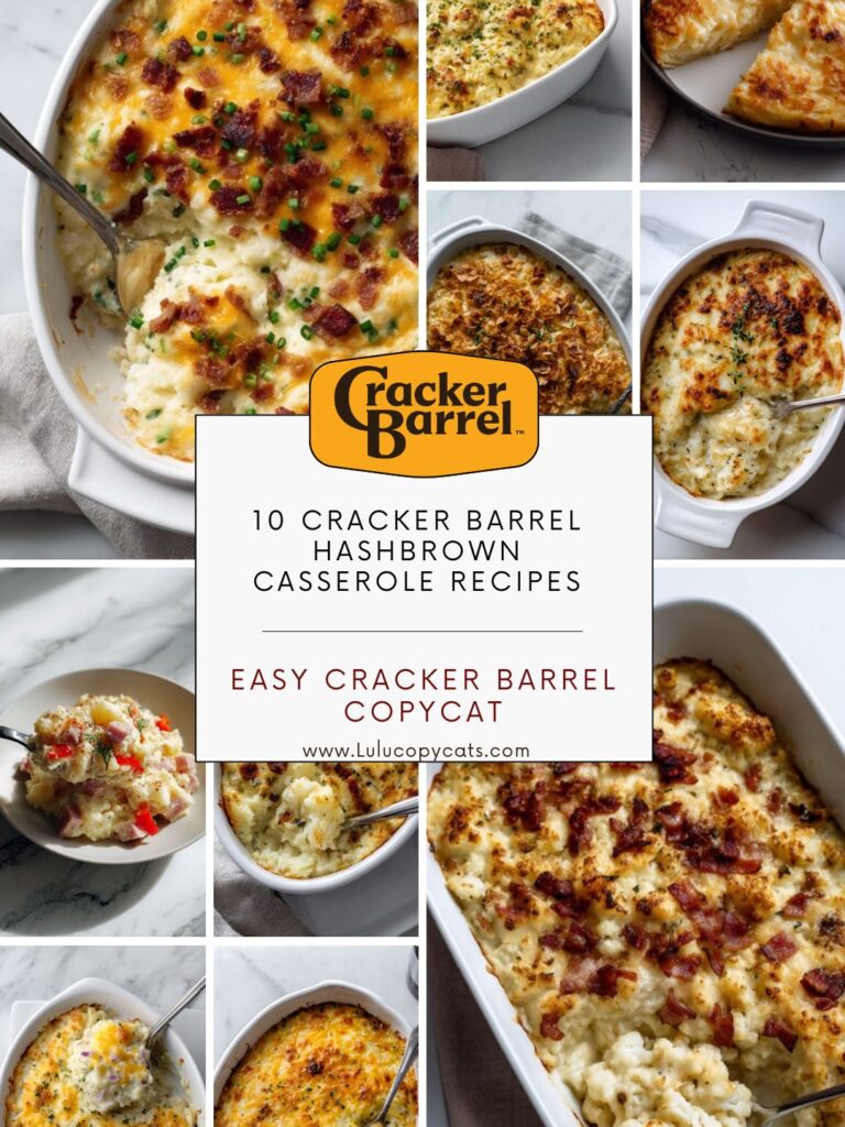10 Cracker Barrel Hashbrown Casserole Recipes