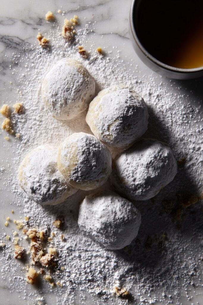 Kourabiedes (Greek Walnut Sugar Cookies) Recipe