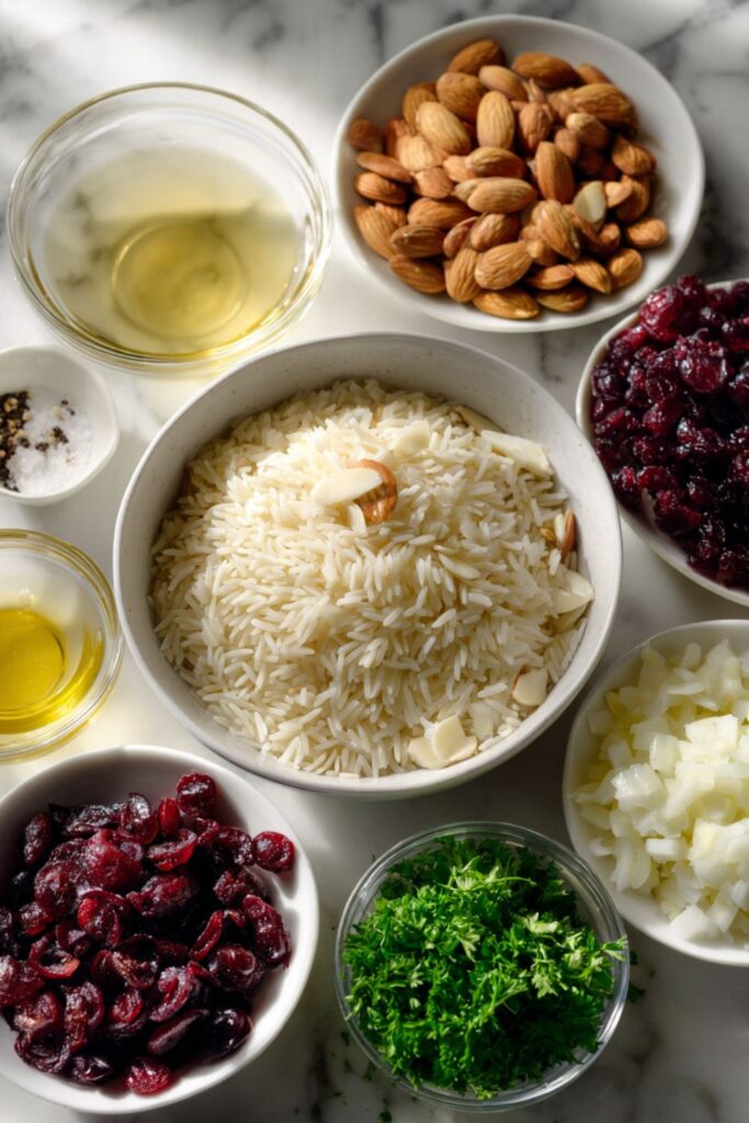Almond Cranberry Rice Pilaf Recipe