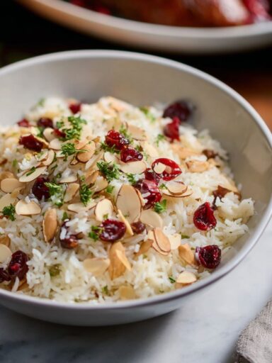 Almond Cranberry Rice Pilaf Recipe