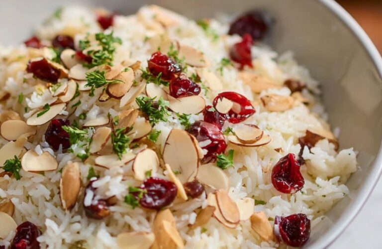 Almond Cranberry Rice Pilaf Recipe