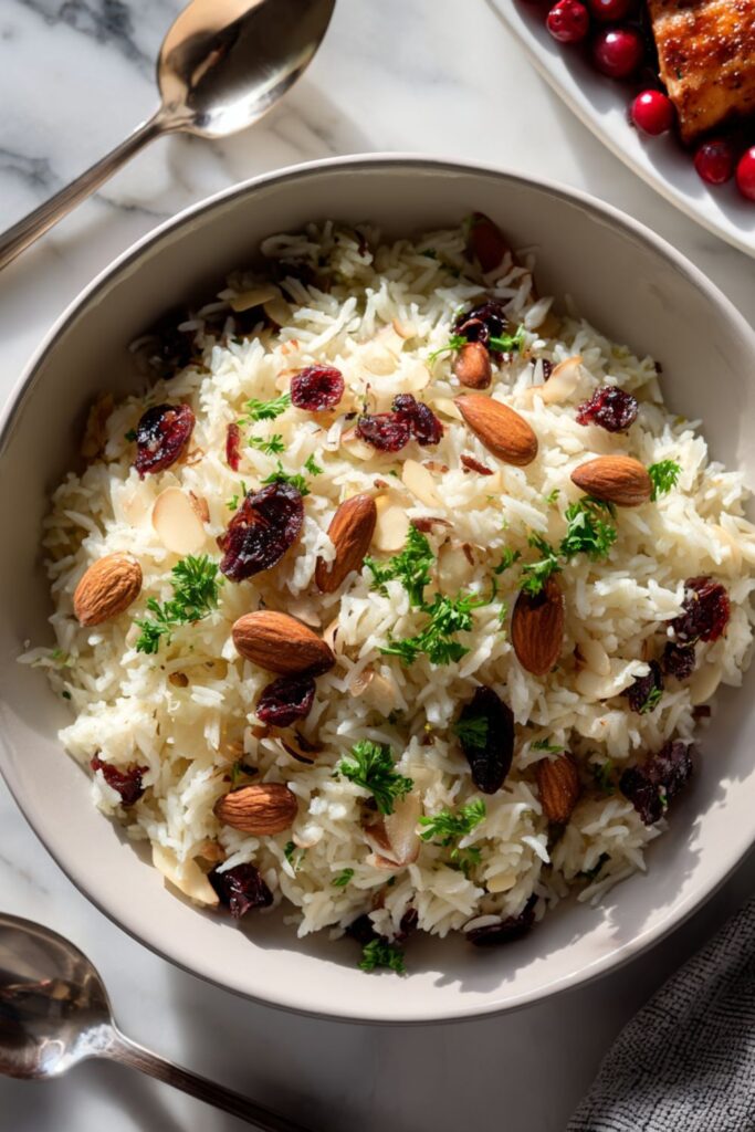 Almond Cranberry Rice Pilaf Recipe