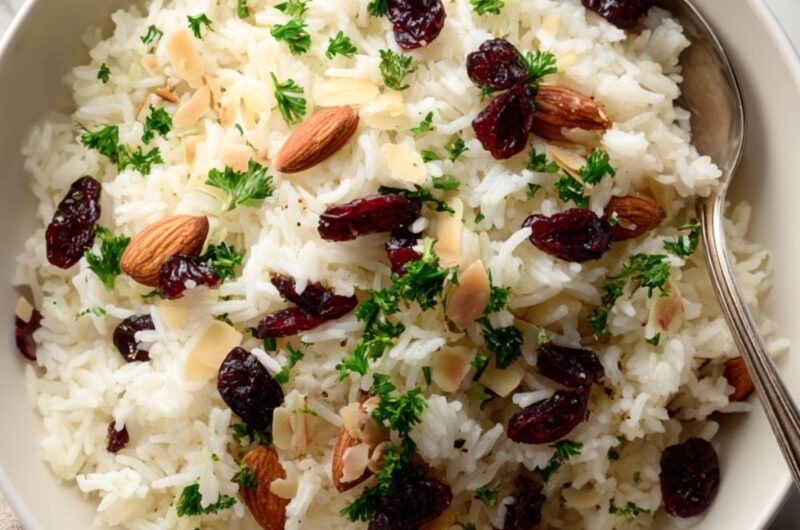 Almond Cranberry Rice Pilaf Recipe