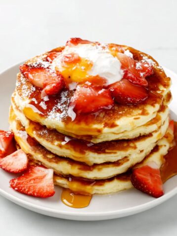 Almost-Famous Cheesecake Pancakes Recipe