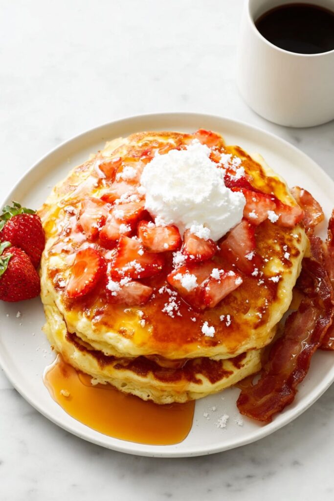 Almost-Famous Cheesecake Pancakes Recipe