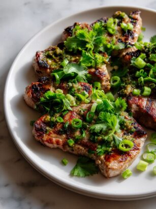 Asian Marinated Pork Chops Recipe