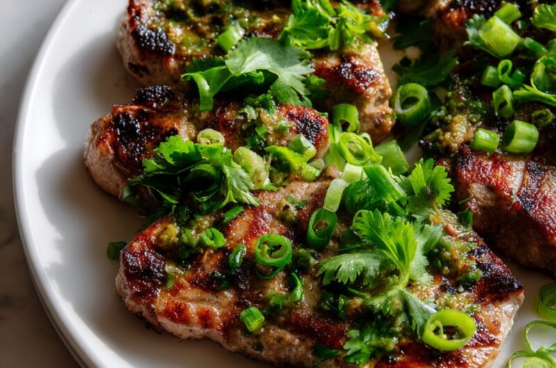 Asian Marinated Pork Chops Recipe