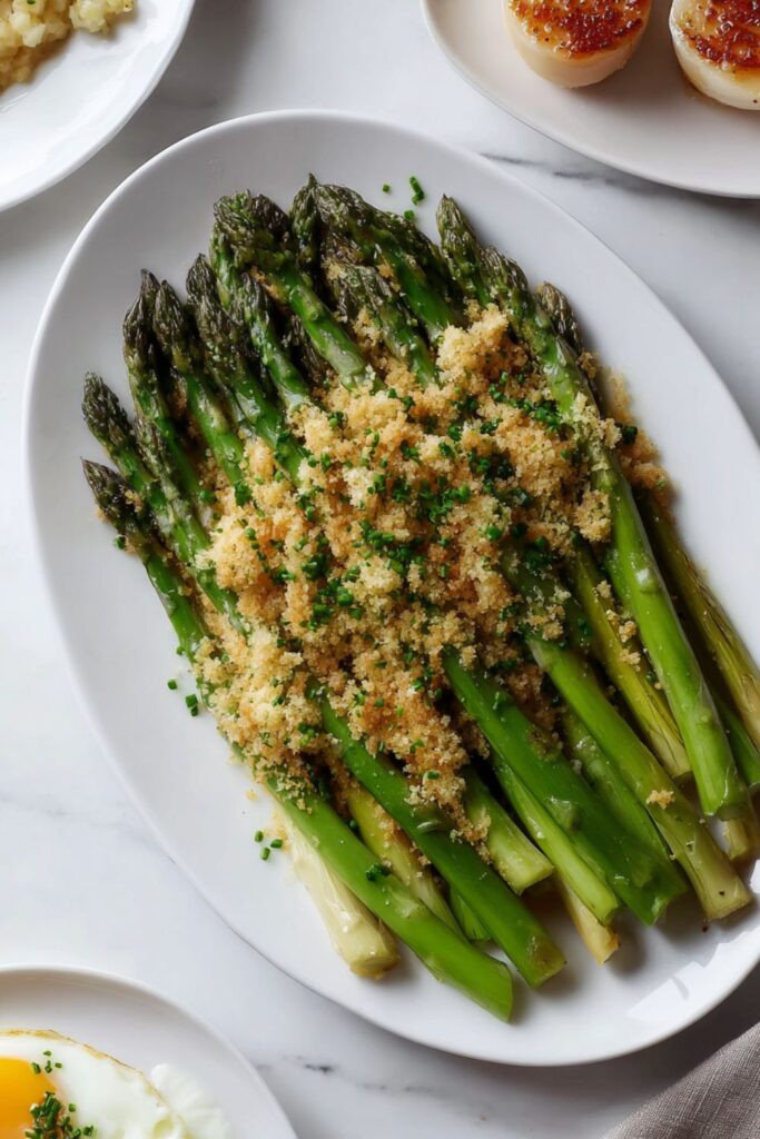 Asparagus with Meyer Lemon Breadcrumbs Recipe
