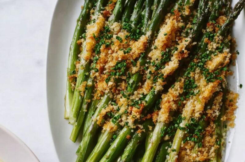 Asparagus with Meyer Lemon Breadcrumbs Recipe
