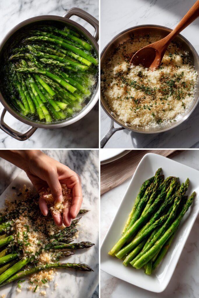 Asparagus with Meyer Lemon Breadcrumbs Recipe