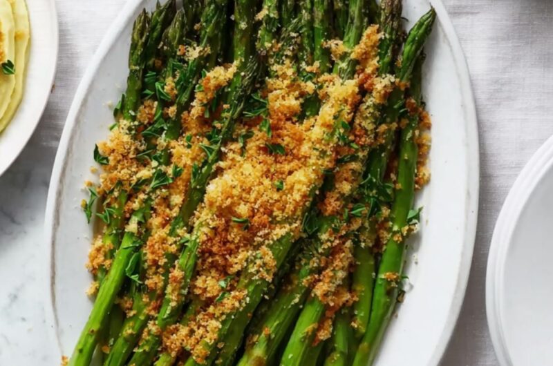 Asparagus with Meyer Lemon Breadcrumbs Recipe