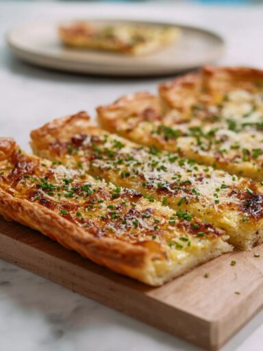 Bacon, Onion and Cheese Tart Recipe