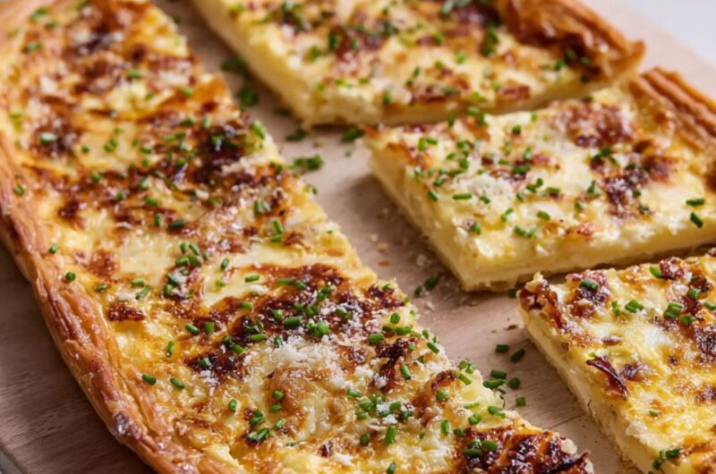 Bacon, Onion and Cheese Tart Recipe