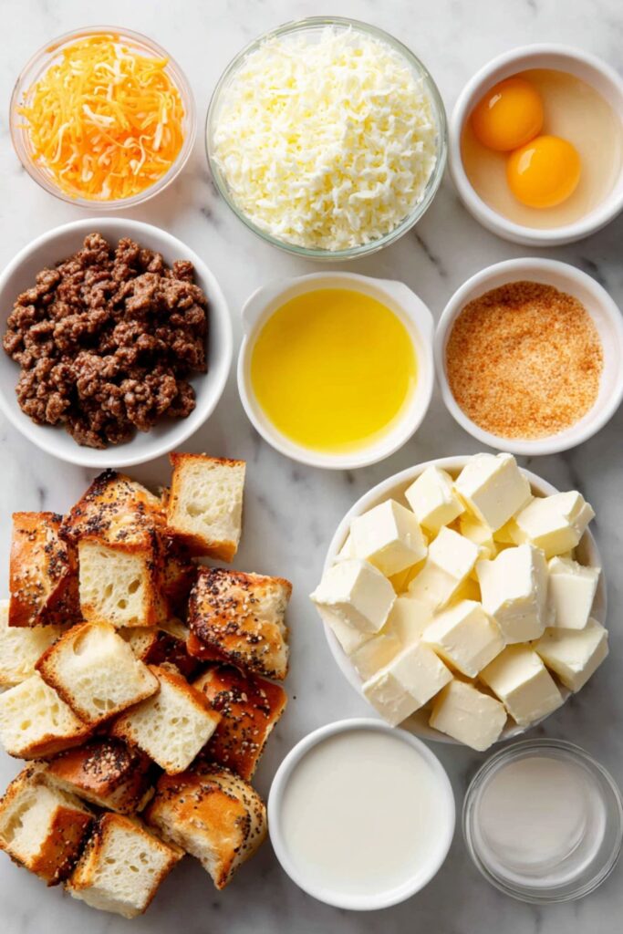 Bagel Breakfast Casserole Recipe