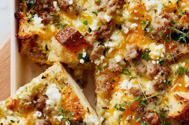 Bagel Breakfast Casserole Recipe