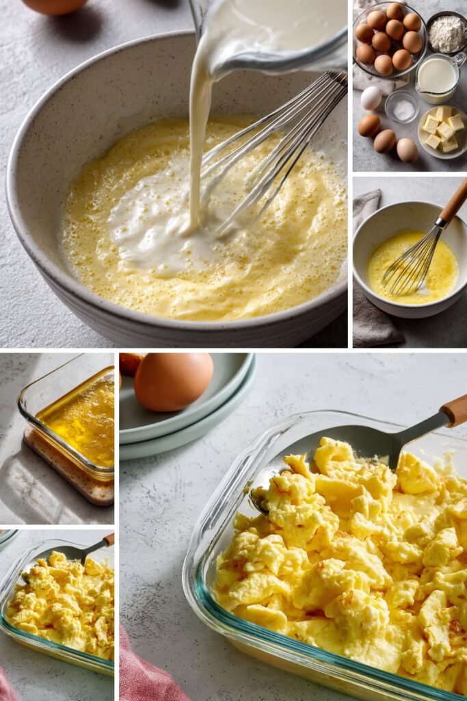 Baked Scrambled Eggs Recipe