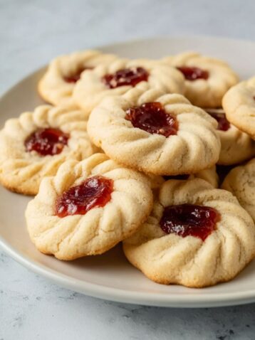 Bakery-Style Jelly Butter Cookies Recipe