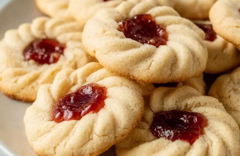 Bakery-Style Jelly Butter Cookies Recipe