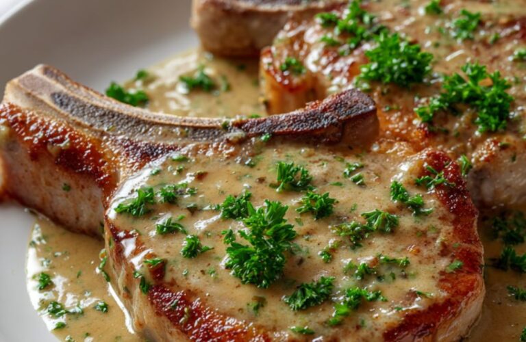 Breakfast Pork Chops Recipe