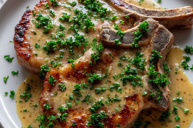 Breakfast Pork Chops Recipe