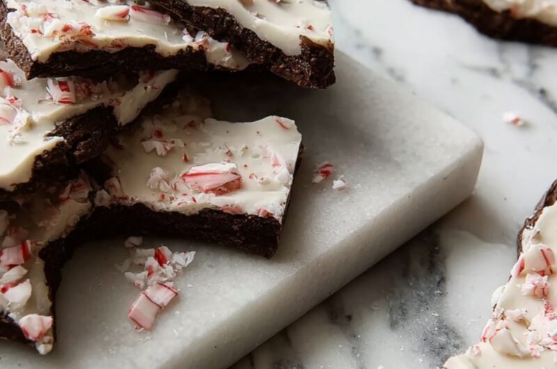 Broken Peppermint Bark Cookies Recipe