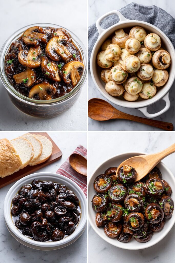 Burgundy Mushrooms Recipe