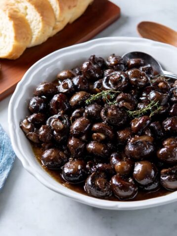 Burgundy Mushrooms Recipe