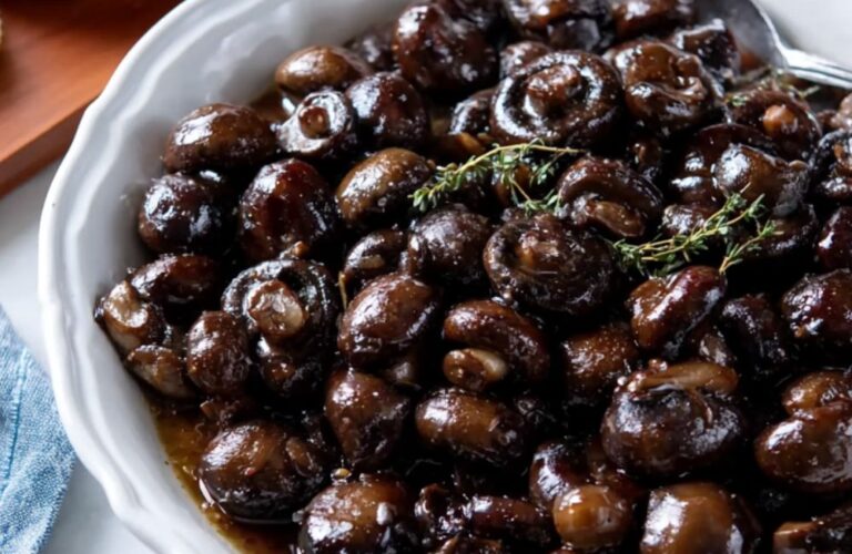 Burgundy Mushrooms Recipe