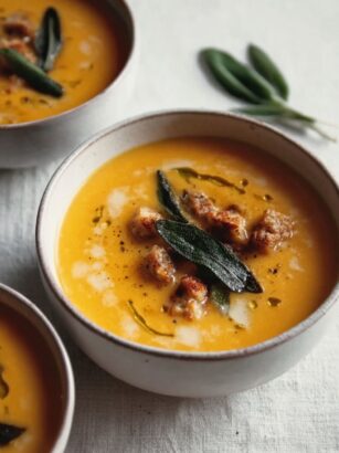 Butternut Squash Soup With Chicken Sausage Recipe