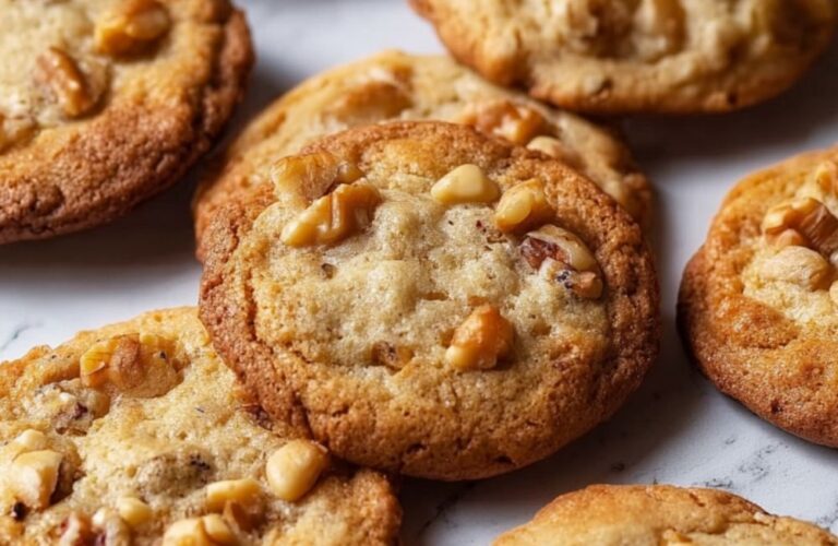 Butterscotch-Walnut Cookies Recipe