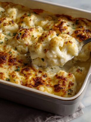 Cauliflower-Goat Cheese Gratin Recipe