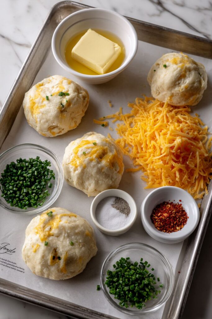 Cheddar-Chive Turnovers Recipe