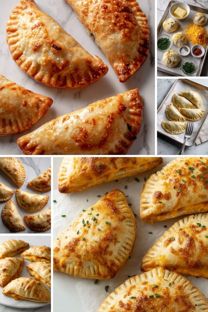 Cheddar-Chive Turnovers Recipe