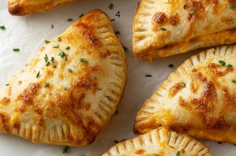 Cheddar-Chive Turnovers Recipe