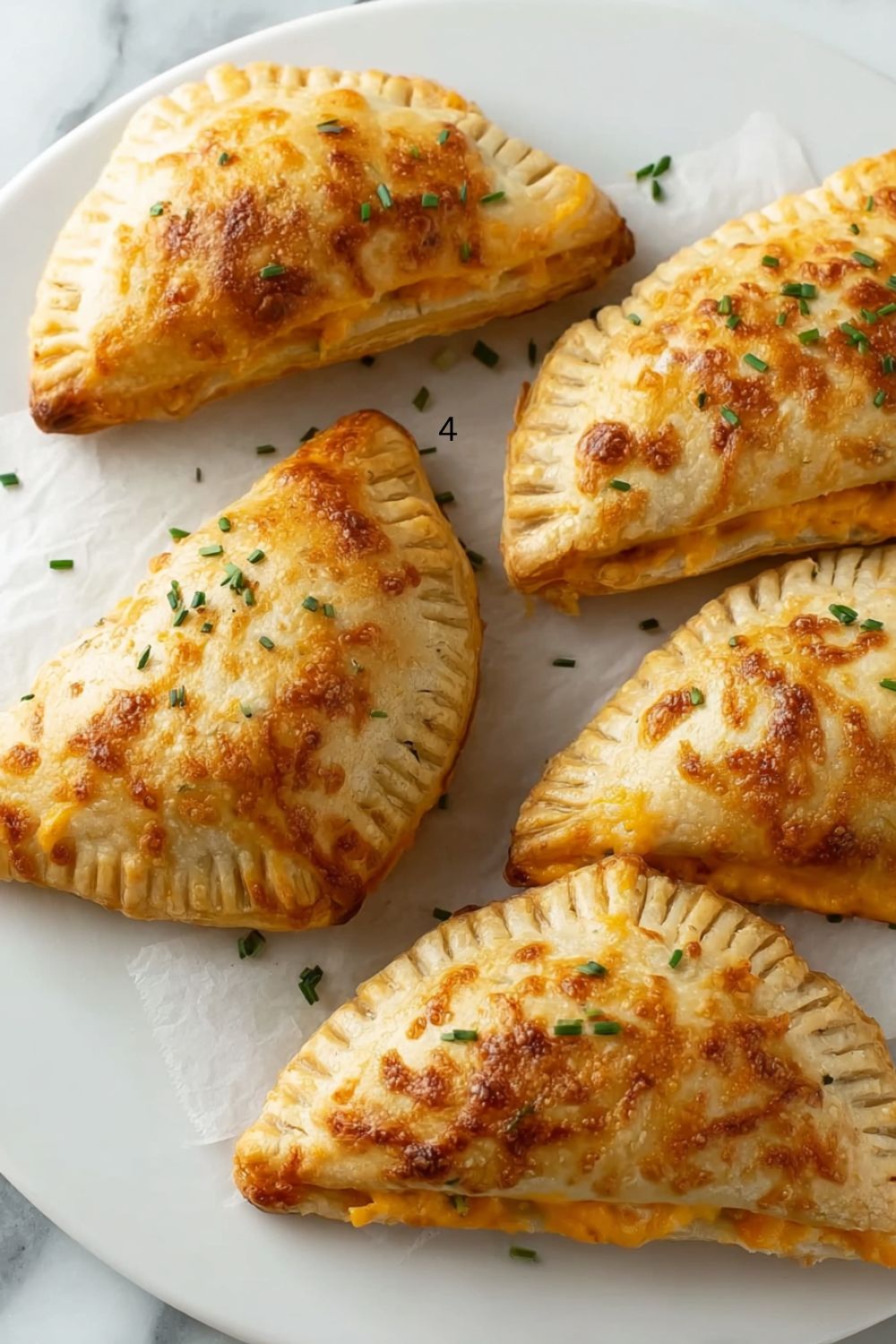 Cheddar-Chive Turnovers Recipe