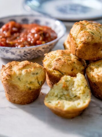 Cheese and Herb Popovers Recipe