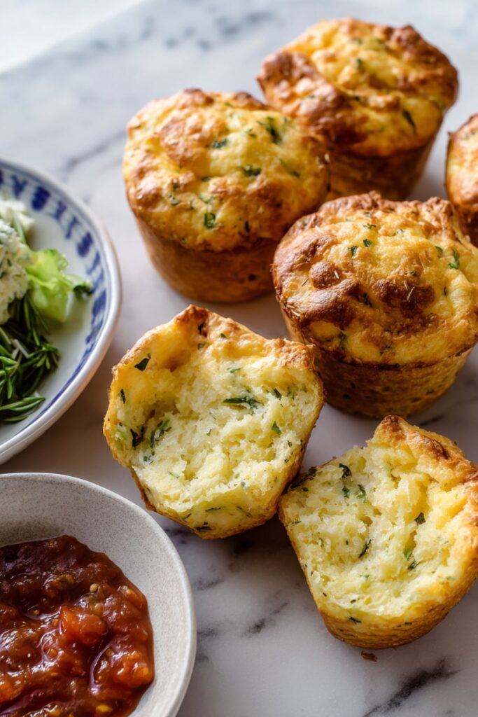 Cheese and Herb Popovers Recipe
