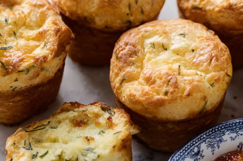 Cheese and Herb Popovers Recipe