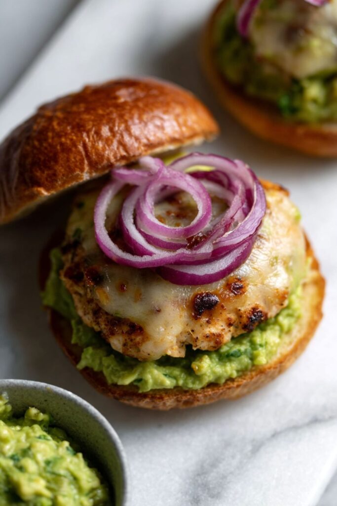 Chili Lime Chicken Burgers