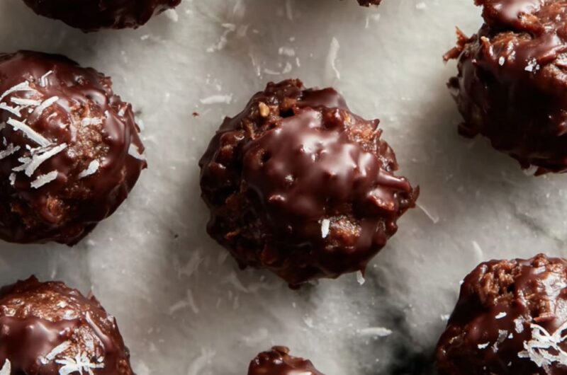 Chocolate Coconut Balls Recipe