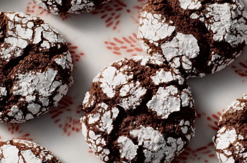 Chocolate Crinkle Cookies Recipe