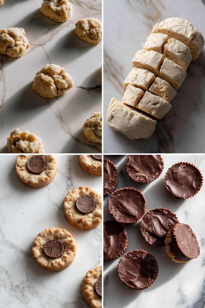 Chocolate Peanut Butter Cup Cookies Recipe