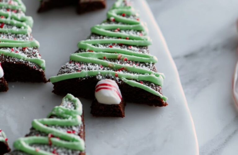 Christmas Brownie Trees Recipe