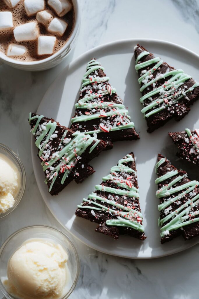 Christmas Brownie Trees Recipe