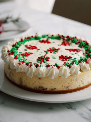 Christmas Cookie Cheesecake Recipe