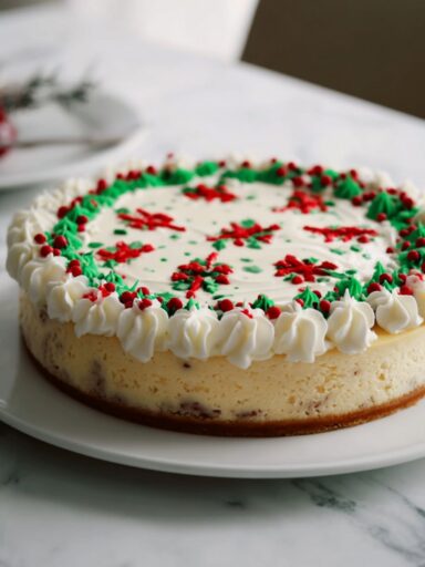 Christmas Cookie Cheesecake Recipe